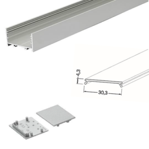Perfil de superficie LP-SUP-33x29 F2